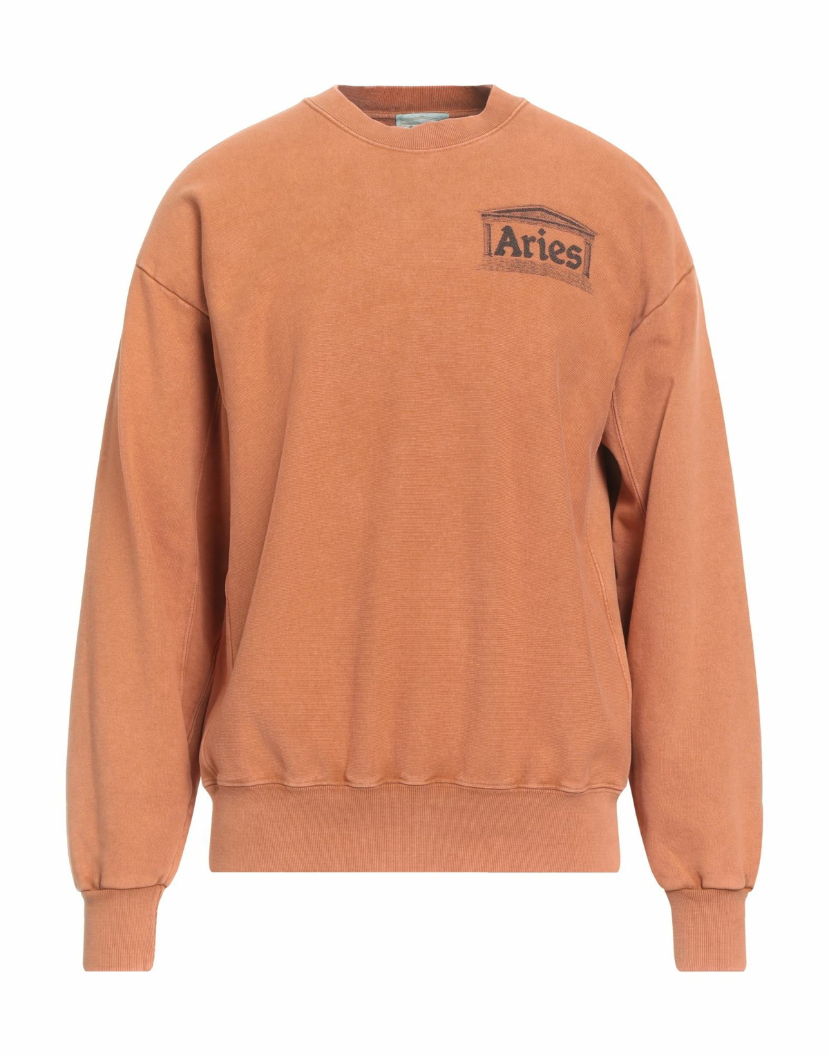 Aries Mens Sweatshirt Camel