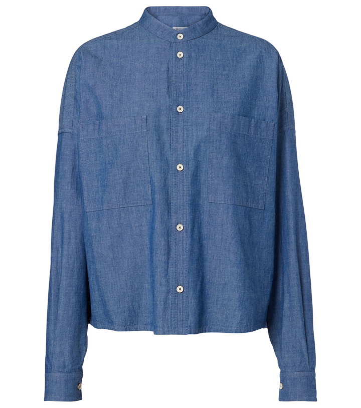 Photo: Loro Piana Gyles cotton chambray shirt