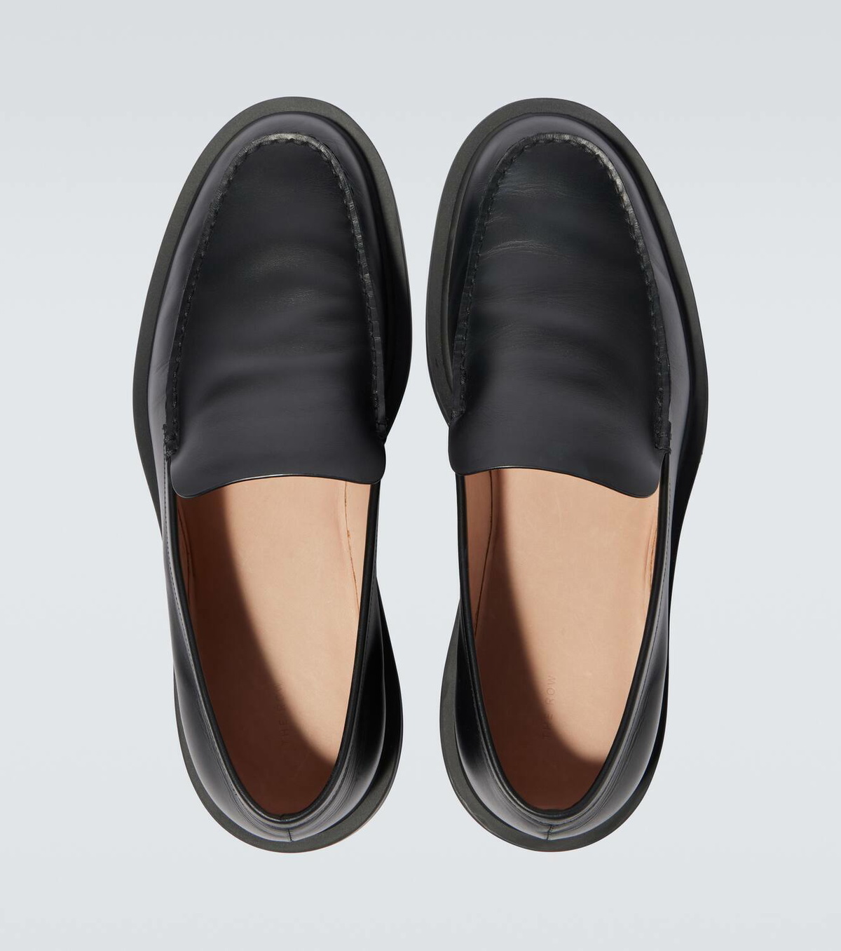 The Row Nic leather loafers The Row