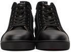 Christian Louboutin Black Louis Orlato High Sneakers