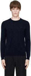 A.P.C. Navy Matt Logo Sweater