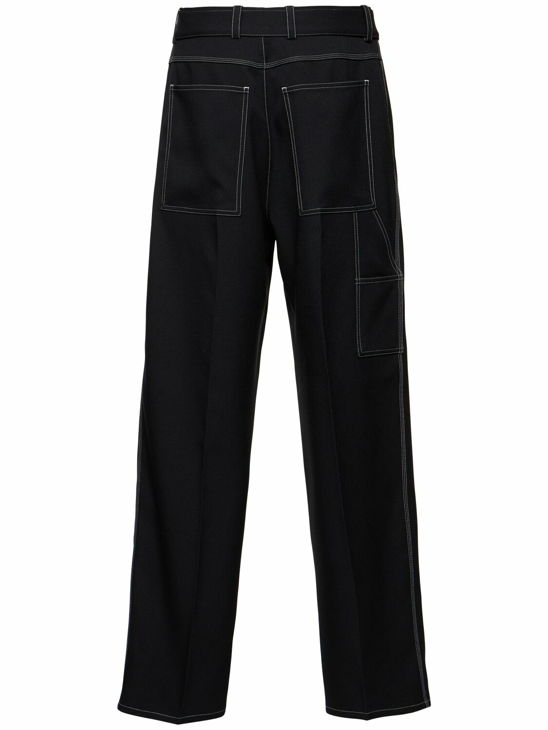 パンツ JIL SANDER navy cotton slacks 48 Jil Sander Cotton Pants In Blue - 27% Off | Editorialist