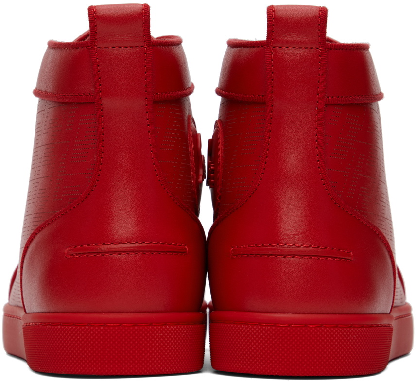 Christian Louboutin Red Louis Orlato Sneakers