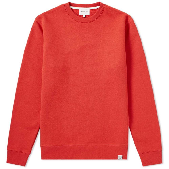 Photo: Norse Projects Vagn Classic Crew Sweat Askja Red