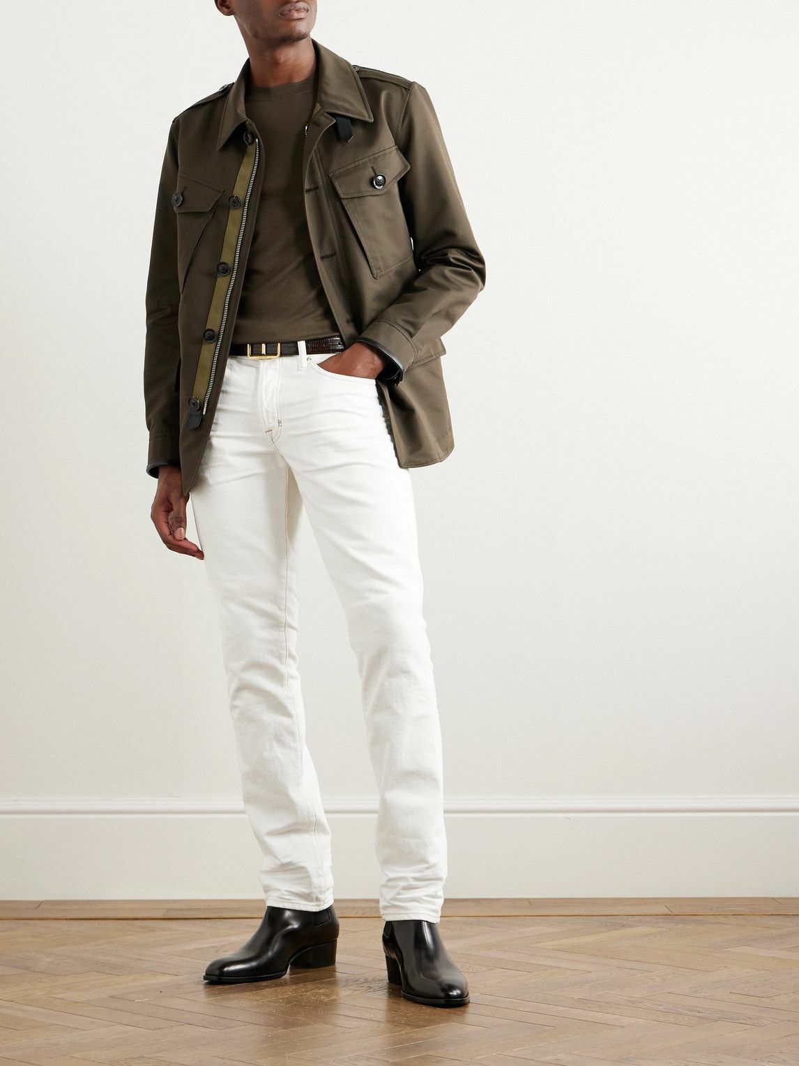TOM FORD - Slim-Fit Jeans - White TOM FORD