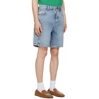 BALMAIN Blue Bermuda Denim Shorts