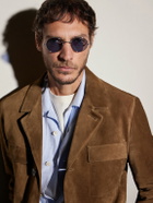 Garrett Leight California Optical - Ozzy Osbourne GLCOzzy Round-Frame Titanium Sunglasses