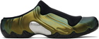 Nike Black & Gold Clogposite Slip-on Loafers