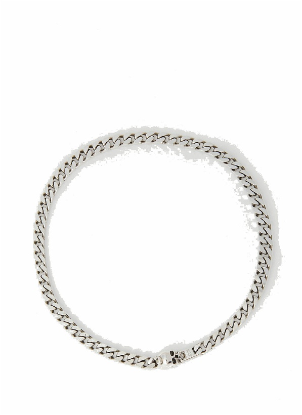 Photo: Alexander McQueen - Skull Chain Necklace in Silver
