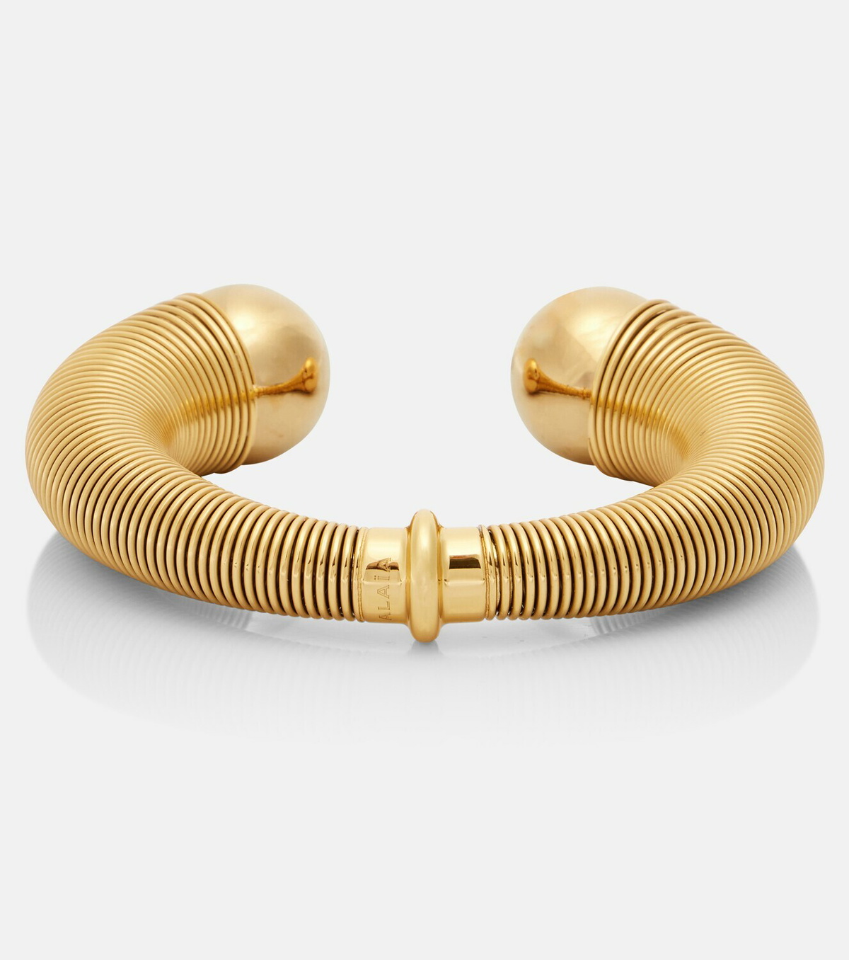 Alaïa Spiral embellished bracelet
