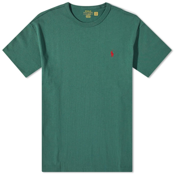 Photo: Polo Ralph Lauren Men's Heavyweight T-Shirt in Washed Forest