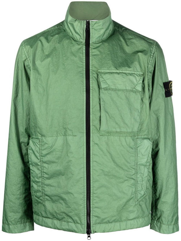 Photo: STONE ISLAND - Logo Nylon Jacket