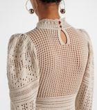 Isabel Marant Dione open-knit maxi dress