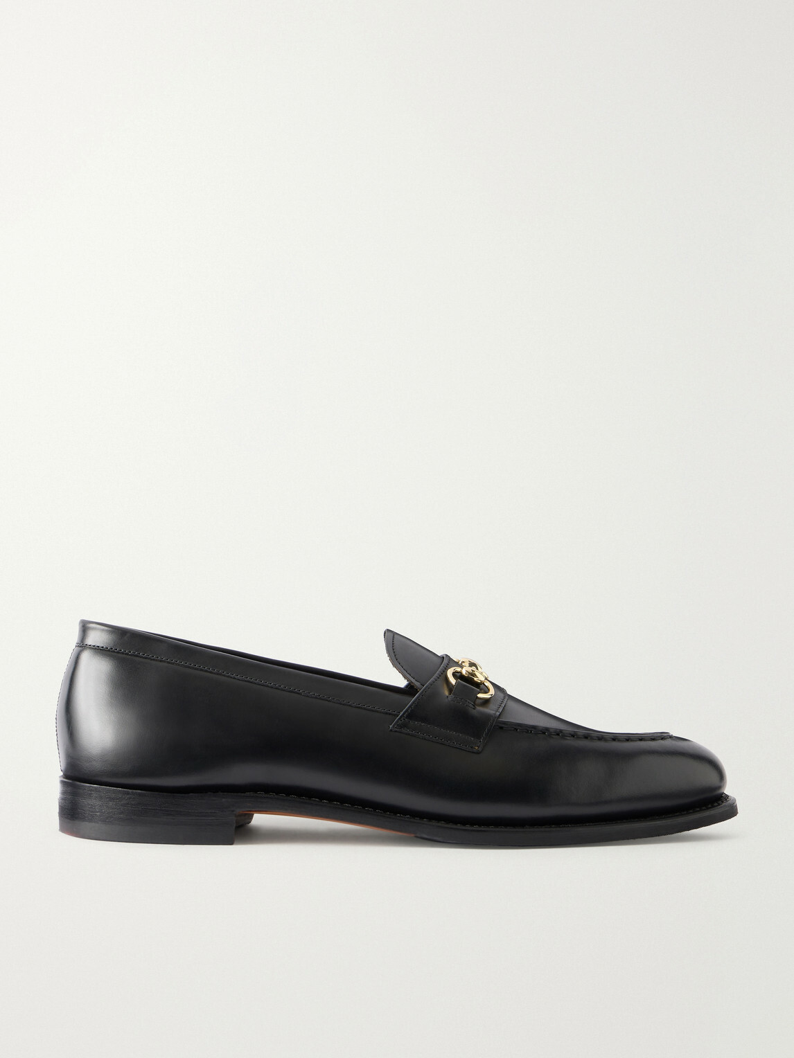 Grenson - Franklin Horsebit-Embellished Leather Loafers - Black