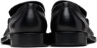 Jil Sander Black Square Toe Loafers
