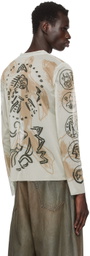 Perks and Mini Beige Susumu Mukai Edition Markings T-shirt