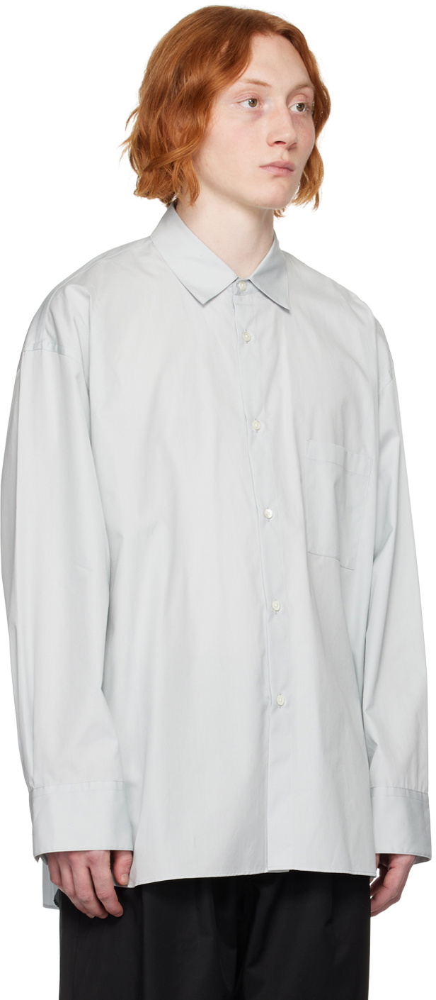 stein Blue Oversized Down Pat Shirt