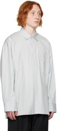 stein Blue Oversized Down Pat Shirt