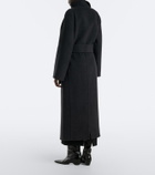 Khaite Romare wool wrap coat