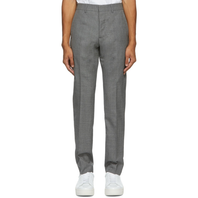 Photo: AMI Alexandre Mattiussi Grey Cigarette Fit Trousers