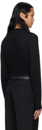 Jil Sander Black Embroidered Sweater