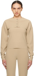 Birrot Beige Lay2 Cardigan