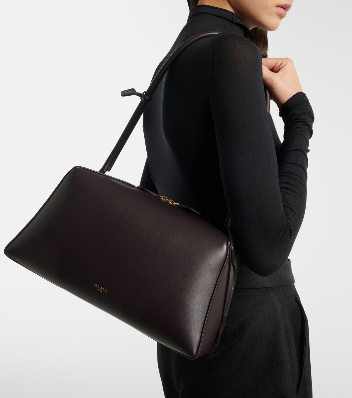 Alaïa Le Bouledogue Medium leather shoulder bag