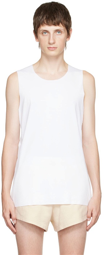 Photo: Wolford White Pure Tank Top