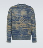 Acne Studios Jacquard wool blend sweater