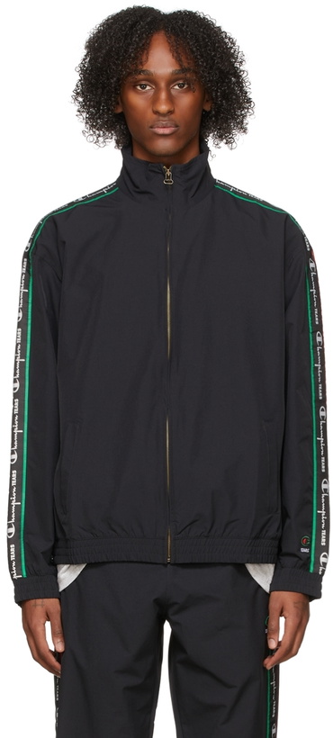 Photo: Denim Tears Black Champion Edition Full Zip Jacket