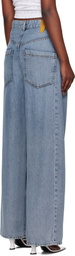 DARKPARK Blue Ines Fold Over Jean