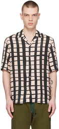 Paul Smith Beige & Black Check Shirt