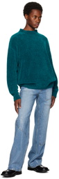 Bonsai Blue Crewneck Sweater