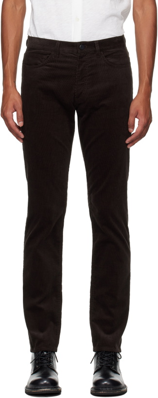 Photo: Theory Brown Raffi 5-Pocket Trousers