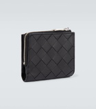 Bottega Veneta Intrecciato leather bifold wallet