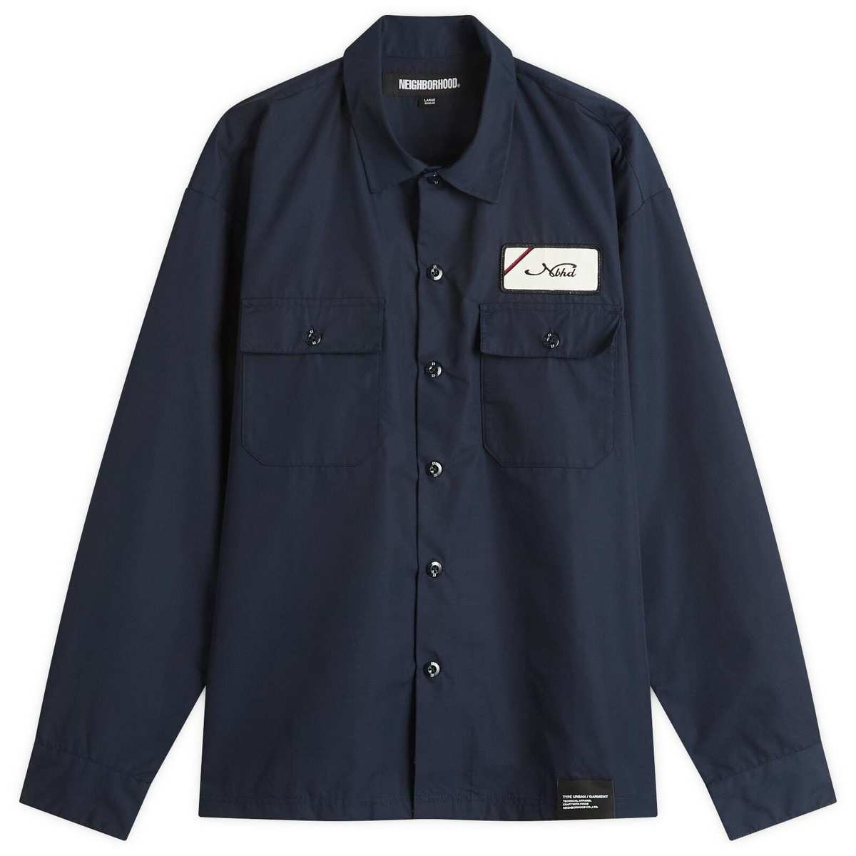 Neighborhood Men's Classic Work Shirt in Navy Neighborhood