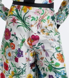 Gucci Gucci Flora silk twill culottes
