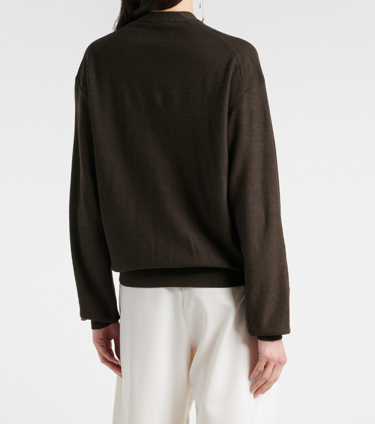 Lemaire Twisted wool-blend cardigan