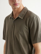 James Perse - Supima Cotton-Jersey Polo Shirt - Green