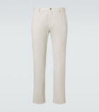 Agnona Cotton-blend straight chinos