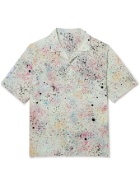 MCQ - Breathe Camp-Collar Printed Crepe Shirt - Multi