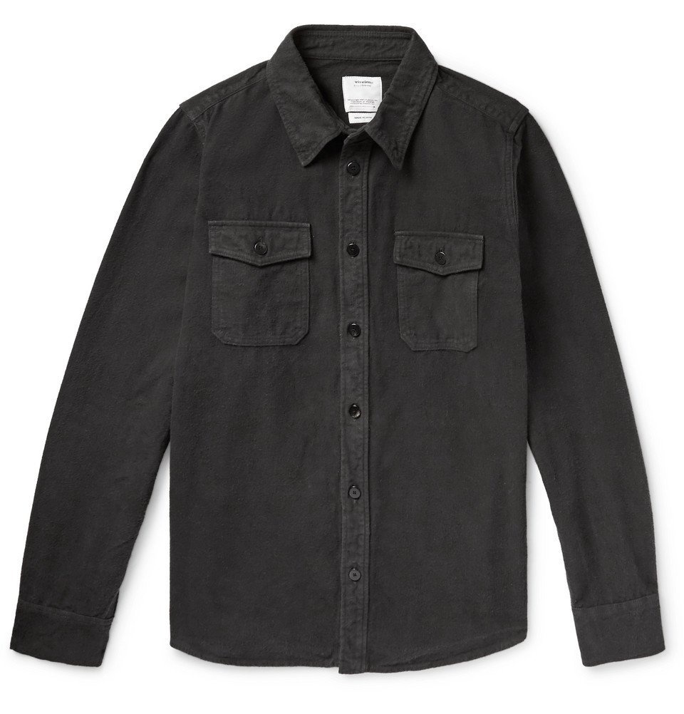 visvim - Elk Cotton-Flannel Shirt - Men - Black Visvim