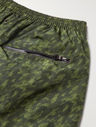 True Tribe - Neat Steve Mid-Length Printed ECONYL Jacquard Swim Shorts - Green