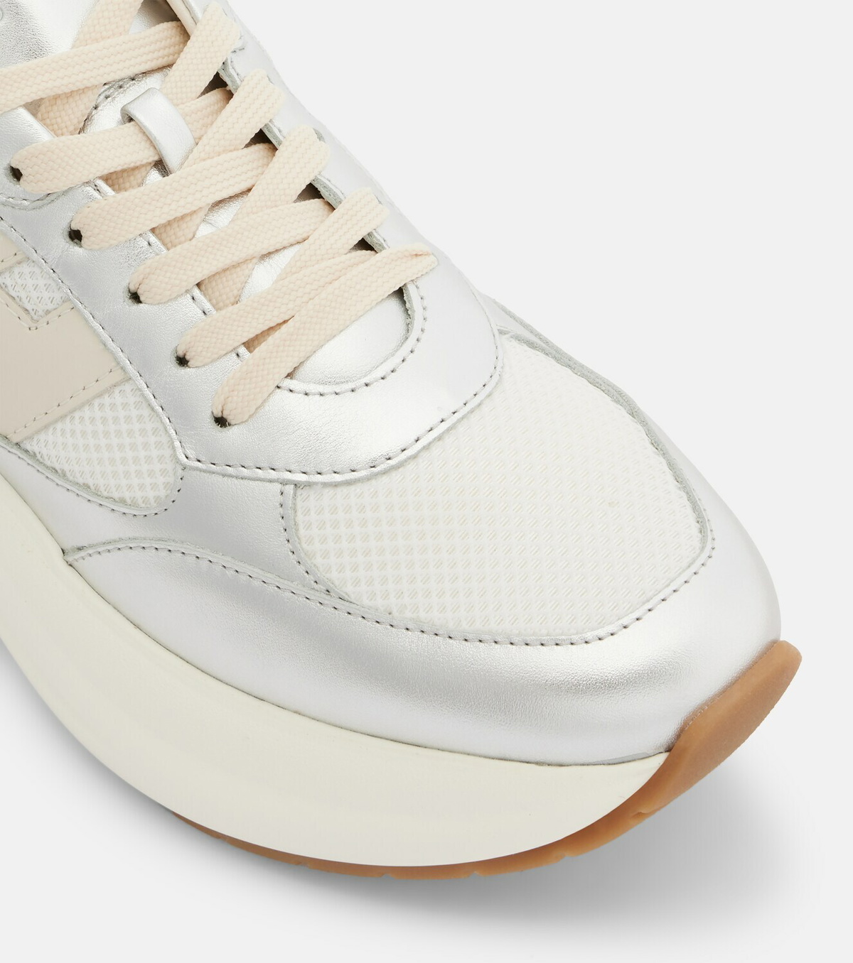 Hogan Maxi I Active leather-trimmed sneakers