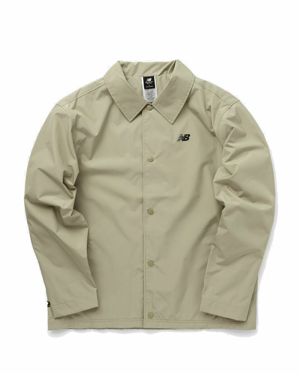 Photo: New Balance Nb Essentials Coaches Jacket Green - Mens - Overshirts