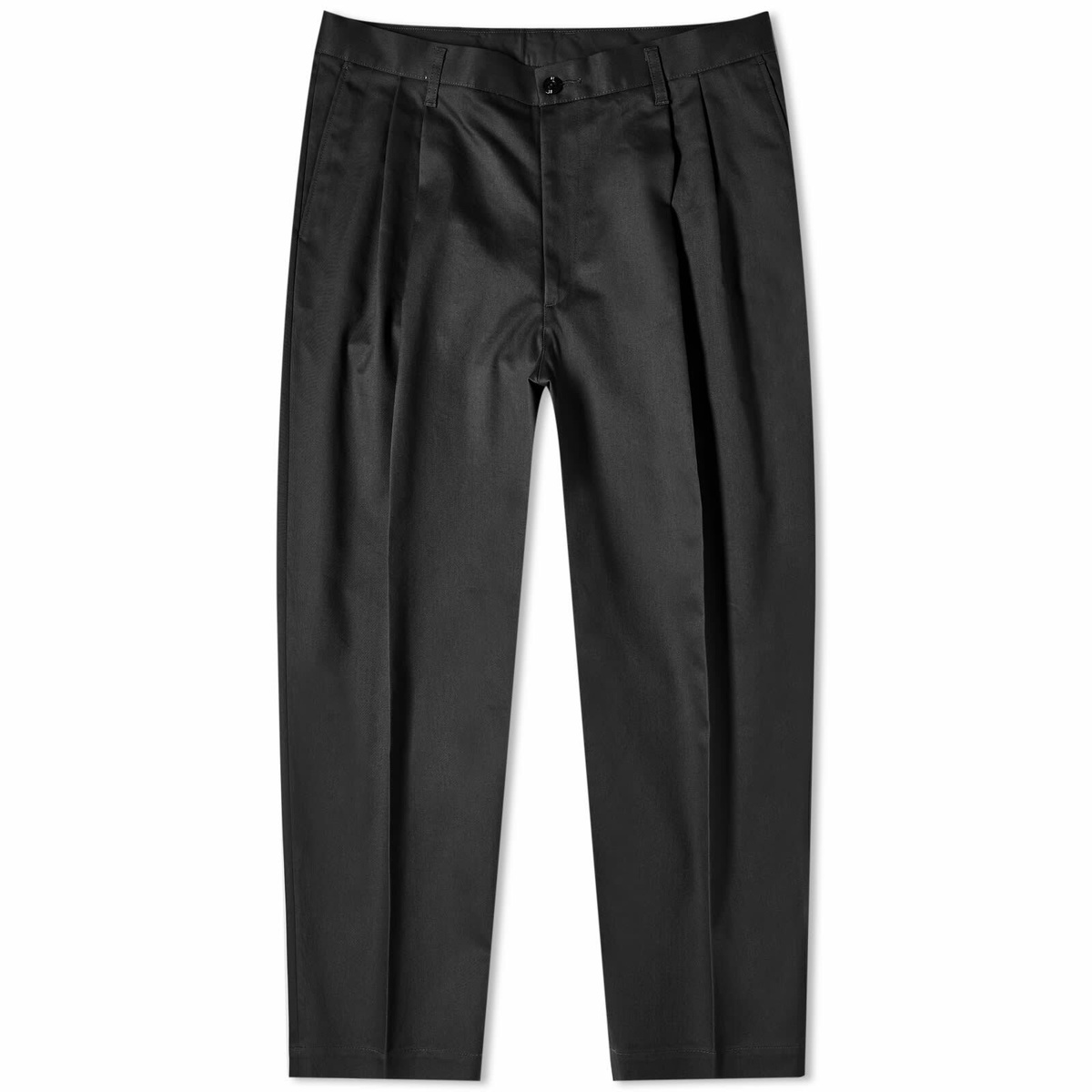 Neighborhood Men's Two Tuck Trousers in Black Neighborhood