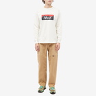 Nanga Men's Long Sleeve Eco Hybrid Box Logo T-Shirt in White