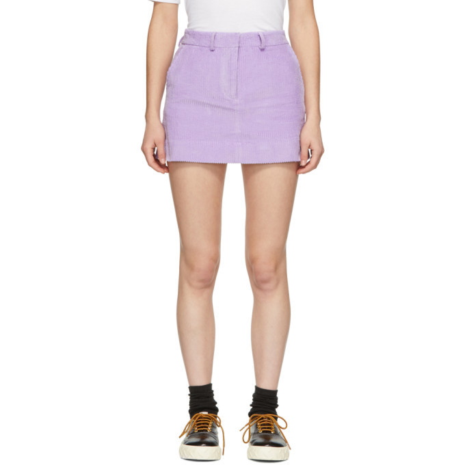 Ashley Williams Purple Executive Miniskirt