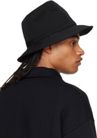Yohji Yamamoto Black Quilted Fedora