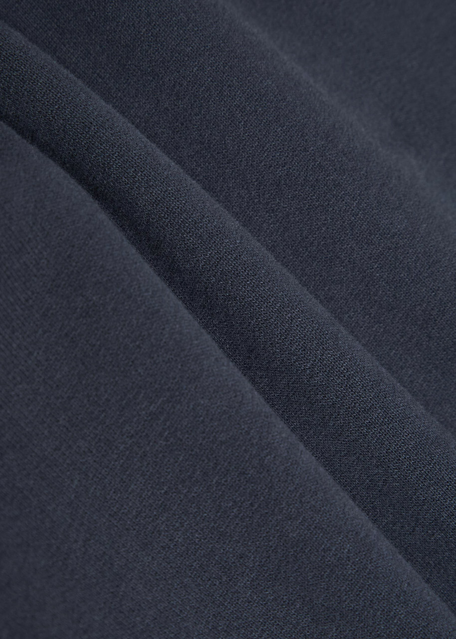Sunspel Crew-neck Cotton Sweatshirt Navy